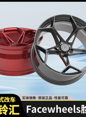 FACEWHEELS脸圈 FW1008款定制锻造轮圈一片式适用德系日系美系车