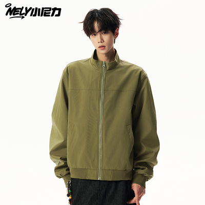 小尼力潮牌复古夹克外套