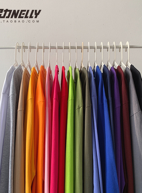 重磅纯棉t恤男女bf长袖纯色内搭体恤宽松上衣男士白色打底衫潮INS