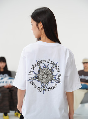 短袖T恤小尼力夏季宽松oversize