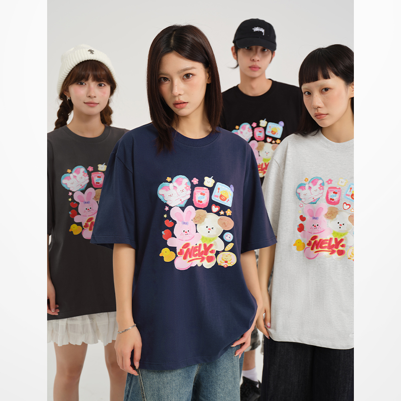 夏季纯棉ins潮牌短袖T恤