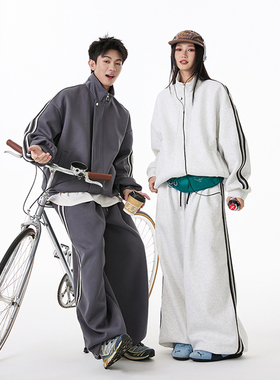 小尼力ins美式潮牌男冬季高级外衣男士夹克冲锋衣外套运动套装