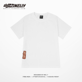 T恤男女宽松上衣情侣体恤百搭半袖 夏季 复古字母短袖 美式 2026新款