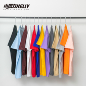 t恤男女基础款 小尼力bf美式 重磅纯棉短袖 纯色oversize打底白色TEE