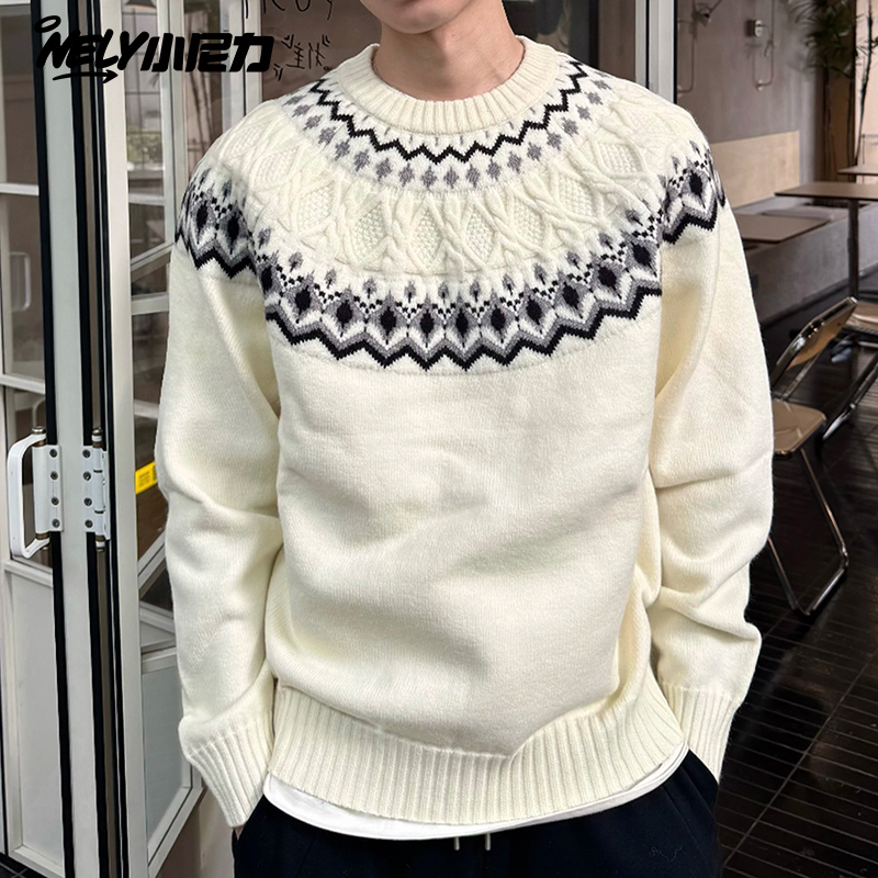 小尼力民族风毛衣外套