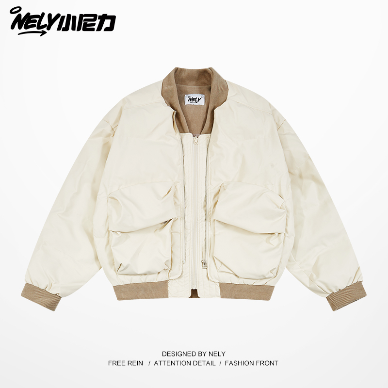 小尼力潮牌棉衣夹克外套MA1