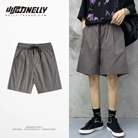 Mùa hè Nhật Bản thương hiệu thời trang retro quần short thẳng nam phong cách Harajuku hip hop hoang dã năm quần thường - Quần Jogger quần đùi nam