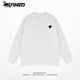 t恤美式 圆领卫衣男2026春秋新款 潮牌重磅长袖 复古宽松青少年外套