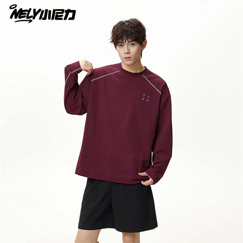 小尼力复古长袖T恤打底衫