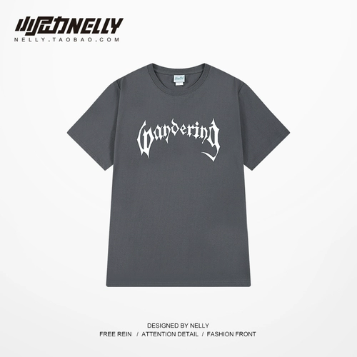 Tide, ретро трендовая хлопковая футболка с коротким рукавом, в американском стиле, оверсайз, короткий рукав