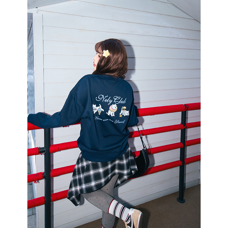 小尼力西高地圆领卫衣