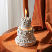 泥想国原创永恒蛋糕夜灯新婚礼物卧室氛围灯订婚结婚生日礼物女生