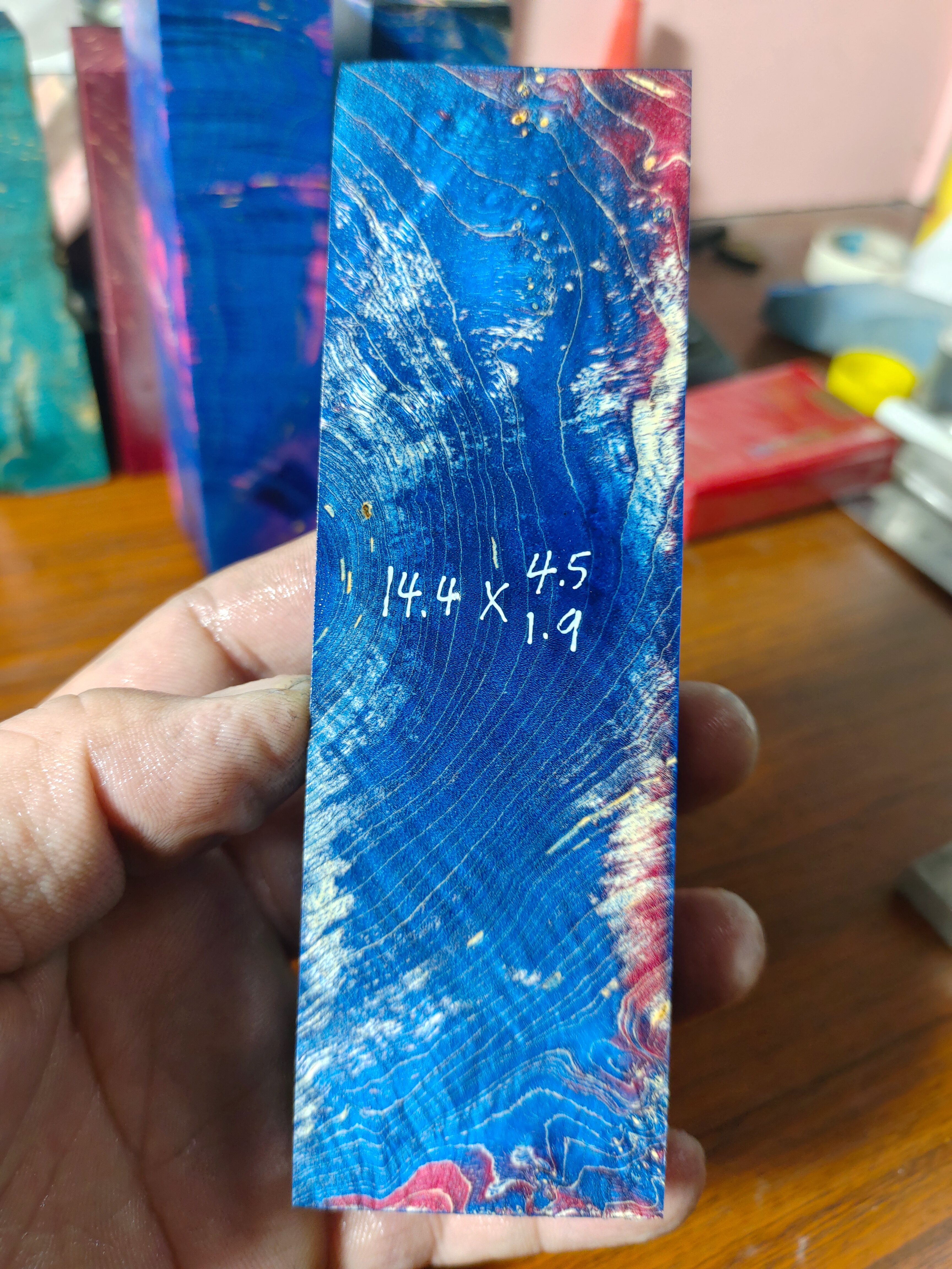 稳定化木固化木料刀柄料稳定化木料稳定化木木料彩色木料稳定木料