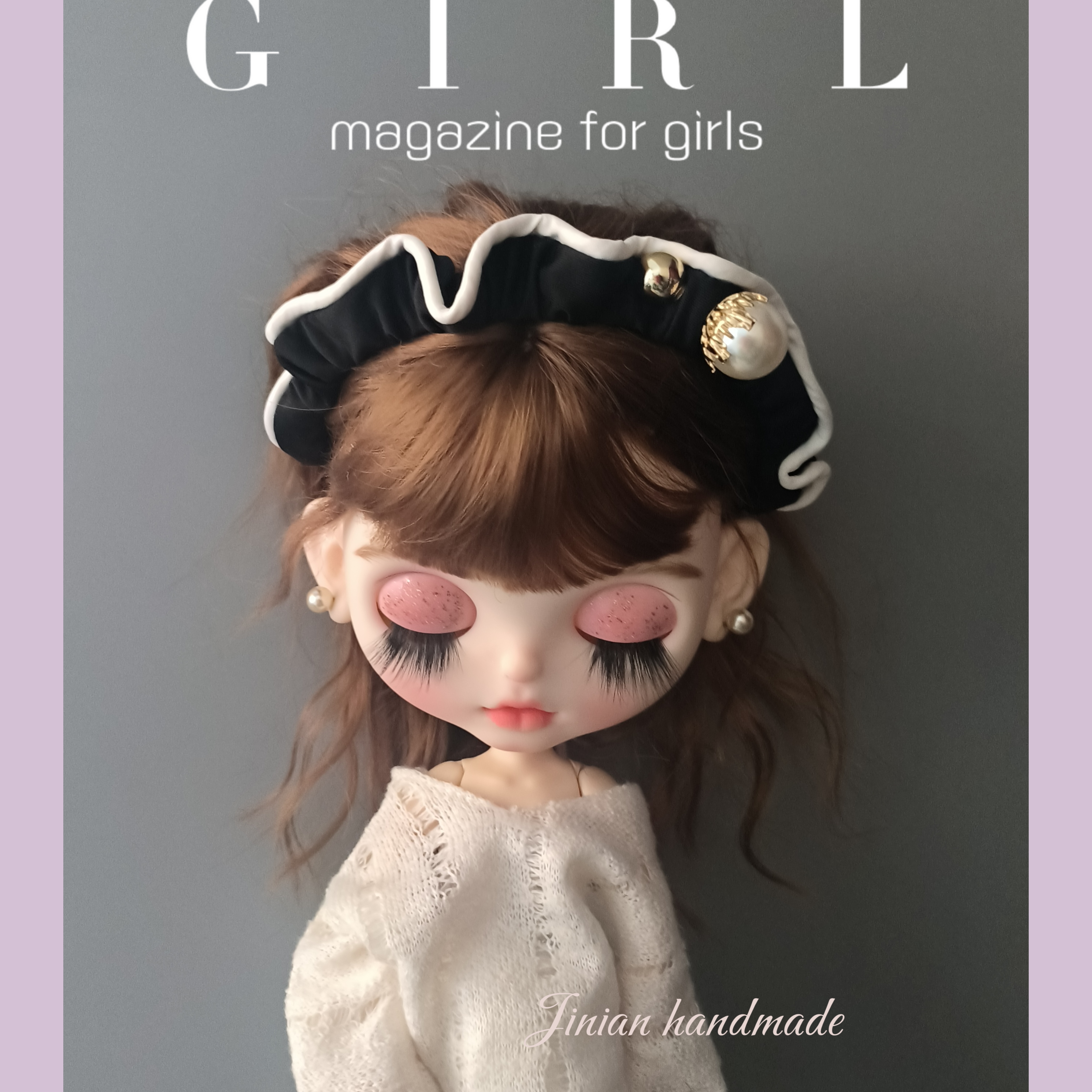 嘎子姐发箍blythe头饰小布