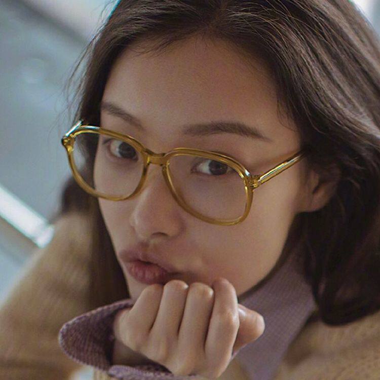 新款潮流眼镜架网红明星平光镜,明星同款透明糖果色眼镜框