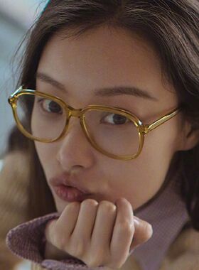 新款潮流眼镜架网红明星平光镜,明星同款透明糖果色眼镜框