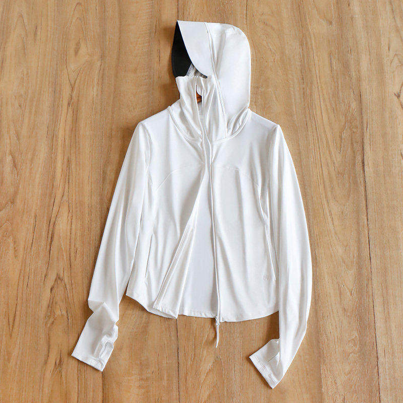 ￥秒！春天家 冰凉触感！轻户外UPF100+连帽防晒外套女4Y78