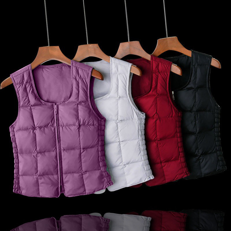 新款秋冬内穿羽绒马甲女打底坎肩马夹修身妈妈大码保暖贴身背心女,女装/女士精品,马夹,淘宝优惠券,粉丝福利购,淘宝优惠卷