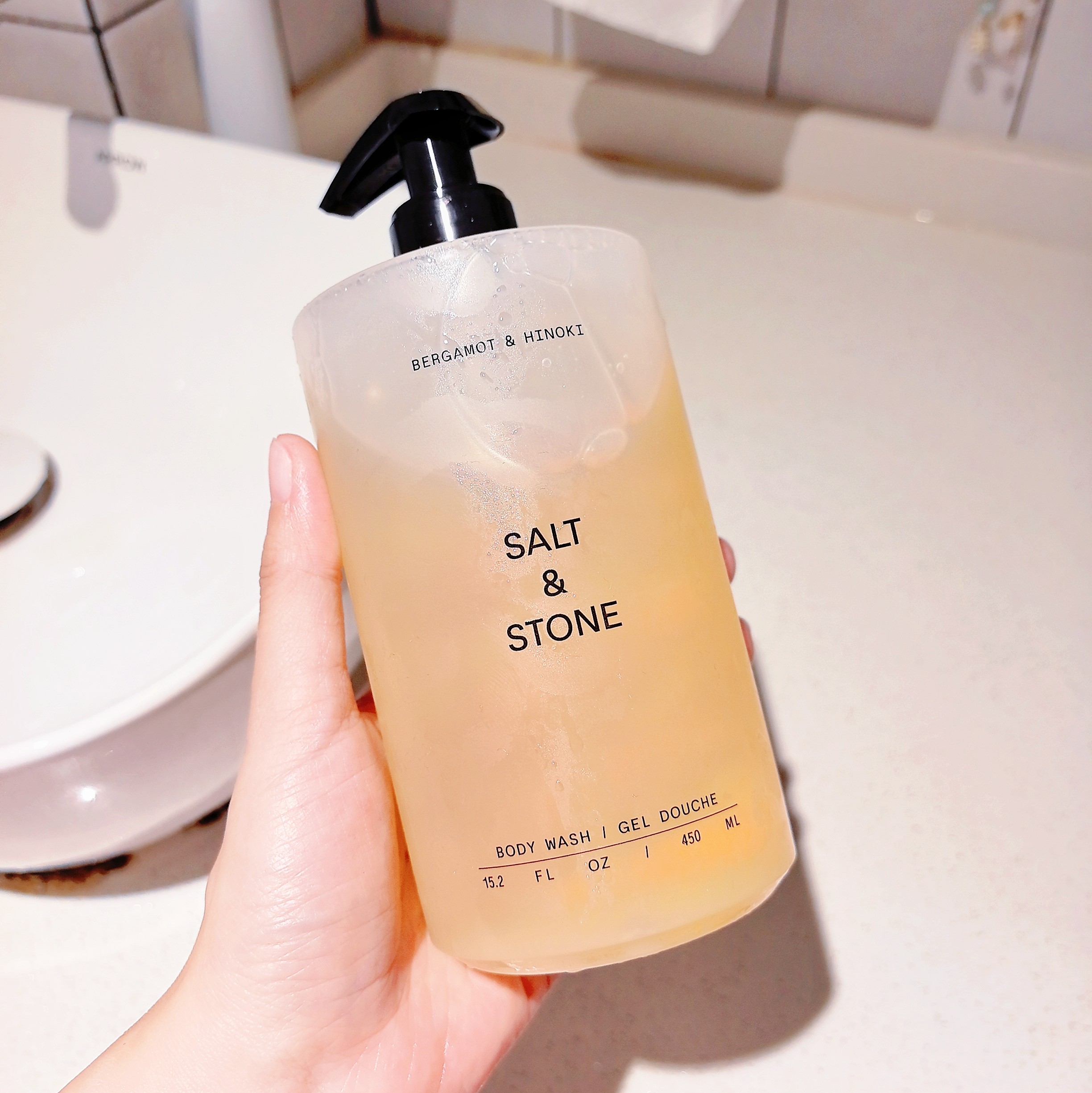 SaltStone香氛沐浴露雪莱之歌木质檀香小众持久留香大容量浴液