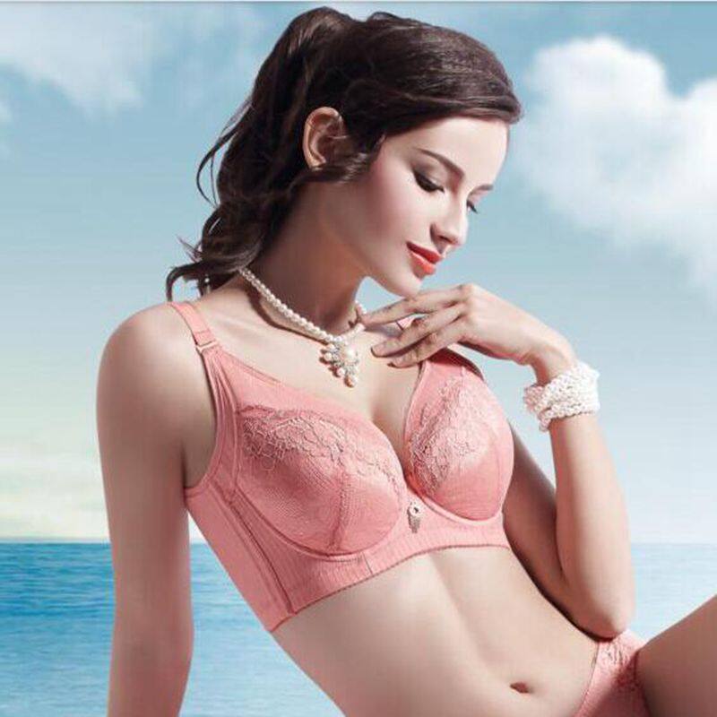 戴丝玉大码文胸有钢圈棉侧收