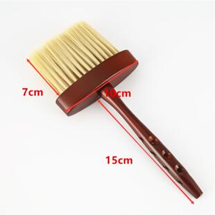 棕毛扁刷加长美发碎发扫高品质儿童软毛内饰清理扫理发店海绵碎发