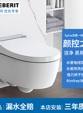 GEBERIT吉博力spina滨娜暗装一体智能坐便器壁挂式马桶隐藏式水