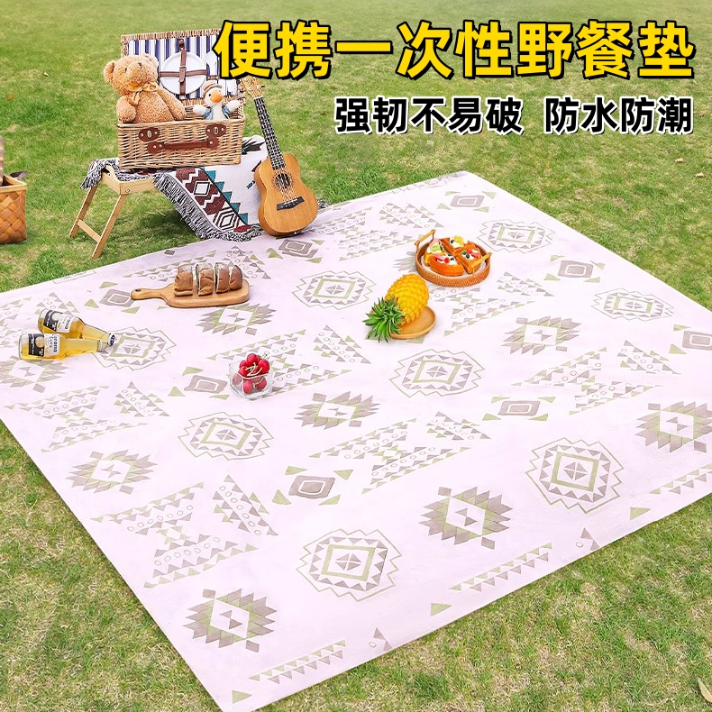 一次性野餐垫防水防潮沙滩草坪垫