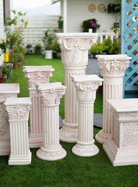 大号酒柜罗马柱摆件创意欧式