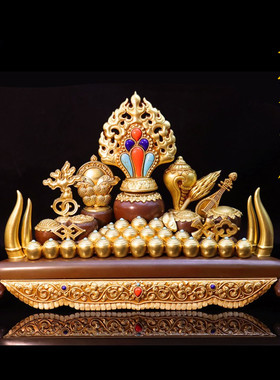 慧宝百纯铜鎏金吉祥摆件