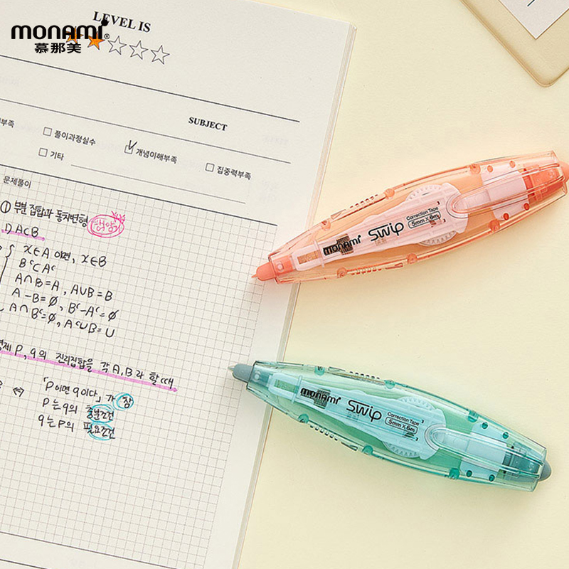 慕那美6米长学生笔型修正带