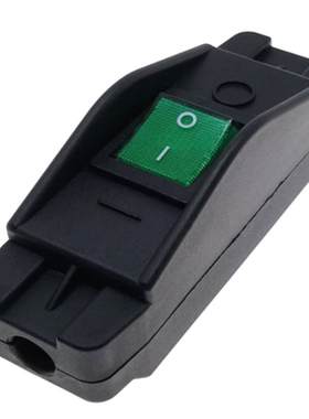 绿色红色大功率16A/30A四脚两档带LED灯线上中途开关通用3-220V