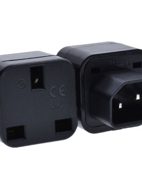 PDU UPS服务器 IEC320-C13转香港英标三方 IEC320-C14品字公头