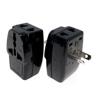 国标二扁八字一转三万用转换插头中国澳大利亚纽西兰阿根廷转换器