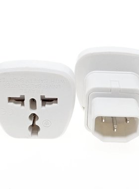 PDU品字电源转换插头IEC320-C14 服务器机箱柜大面板万能转换器