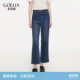 子休闲直筒长裤 歌莉娅九分牛仔裤 流行穿搭小个子裤 春季 女2026新款