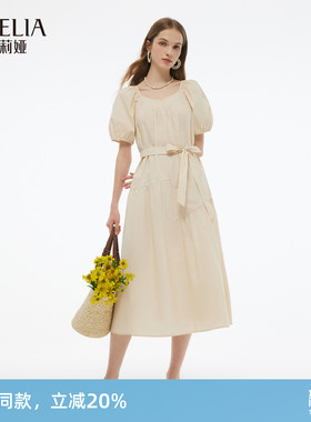 歌莉娅法式连衣裙女新款夏季流行穿搭减龄漂亮裙子1E5R4K790