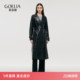 外套 休闲流行中长款 首降3折 歌莉娅PU皮风衣女大衣秋季