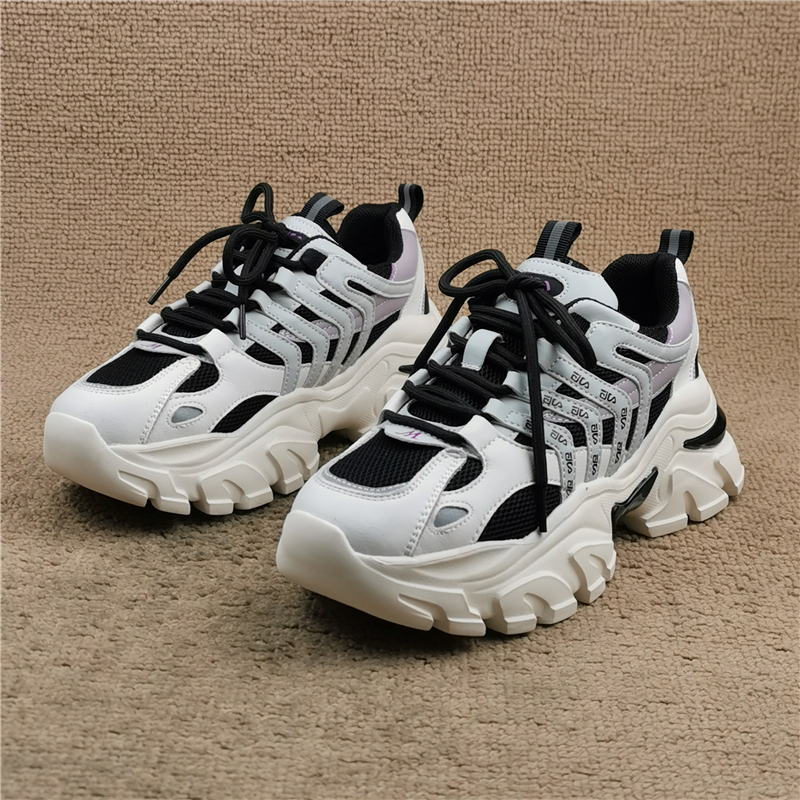 断码清仓女鞋厚底老爹鞋女