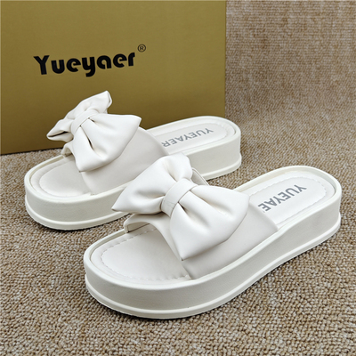 月芽儿品牌撤柜厚底凉拖鞋女夏