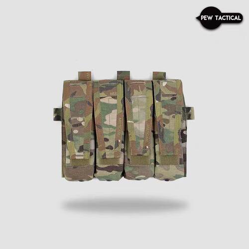 PEWTAC AVS 翻盖四联SMG 9MM .45攻击面板工具杂物包JPC2.0 FP20