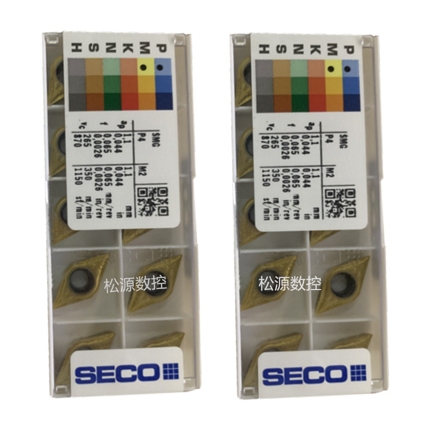 DCGT070202-F1 CP500 DCGT070204-F1 山高数控刀片 SECO 前扫刀