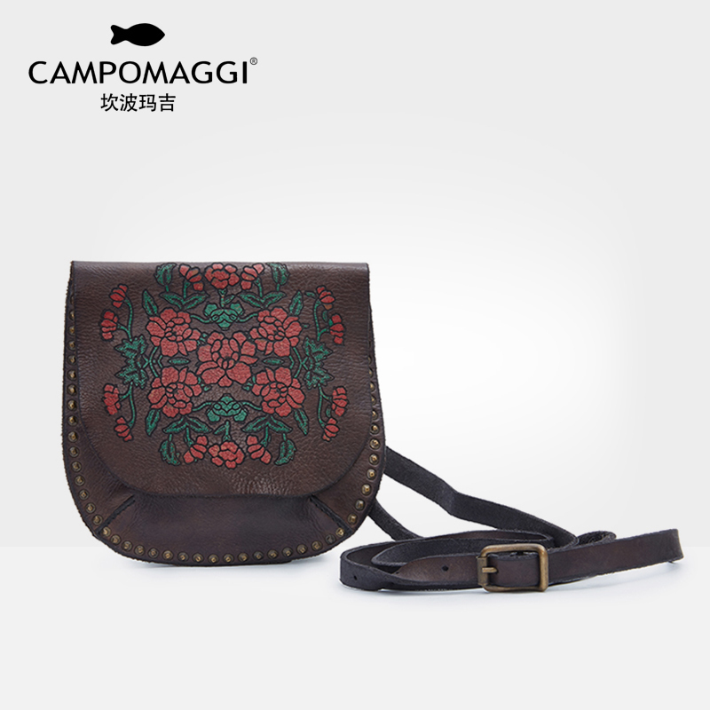 Campomaggi ¿²²¨Â꼪Òâ´óÀû¸´¹ÅʱÉÐÊÖ¹¤Å£Æ¤Ã¶¤Ïâ±ßµ¥¼çб¿æ°ü