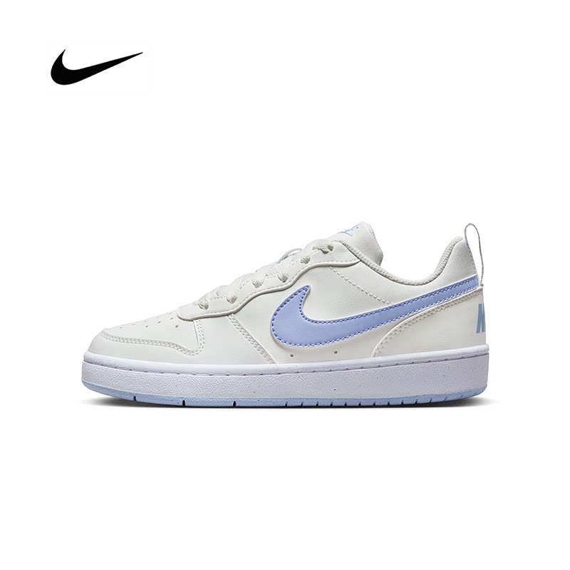 耐克Nike Court Borough Low 2 蓝白女子低帮休闲板鞋 DV5456-103