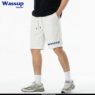 2024新款 WASSUP短裤 运动ins潮牌外穿5分沙滩美式 男夏季 宽松休闲裤