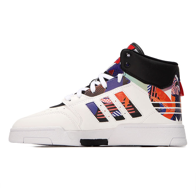 阿迪达斯男鞋牛年新年限定高帮运动鞋三叶草旗舰官网女鞋q47202