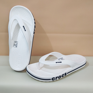 2024夏季 夹脚拖鞋 新款 Crocs卡骆驰人字拖男女鞋 户外沙滩鞋 206358