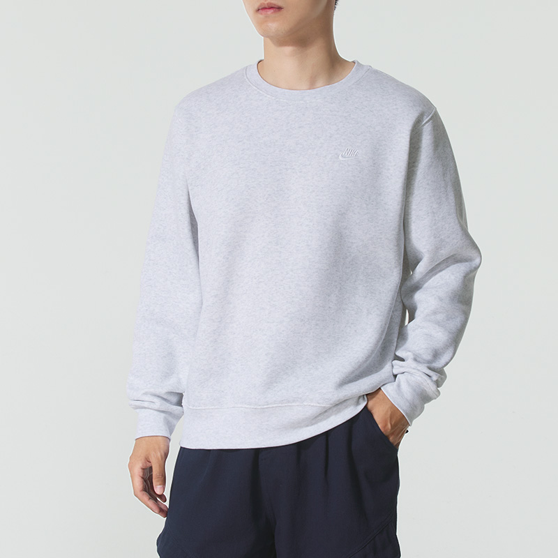 耐克（NIKE）卫衣男款25新款运动服跑步健身训练圆领时尚加绒休闲