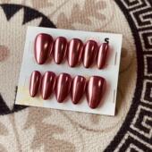 短杏仁S号 D727 穿戴甲美甲光疗甲指甲片新娘甲假指甲贴片