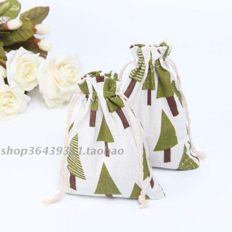简约抽象树印花棉布袋抽绳束口首饰袋 干花碳包空袋子 中医草药袋,饰品/流行首饰/时尚饰品新,首饰袋,淘宝优惠券,粉丝福利购,淘宝优惠卷