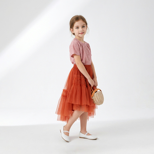 春夏女孩生日裙儿童网纱公主半身裙子793 新款 Hello Emily原创童装